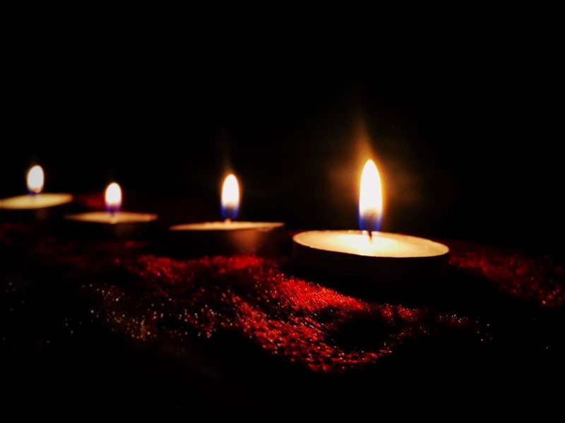 Rose Petal Tealight Set